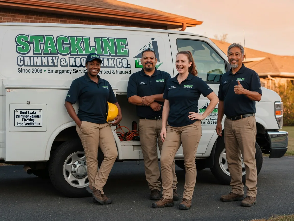Chimney flashing repair company in Mcville, ND